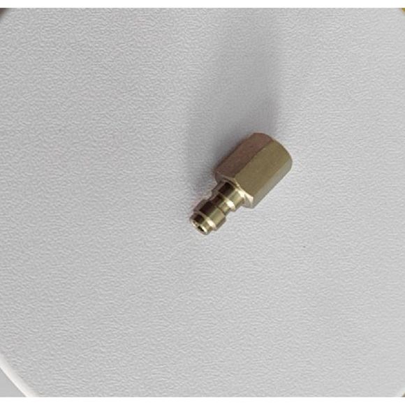 Set of 2 Universal 1/8 BSPP Female Connector, Quick-Disconnect Copper Plug - Picture 2 of 2
